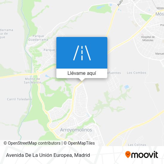Mapa Avenida De La Unión Europea