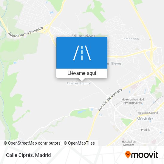 Mapa Calle Ciprés