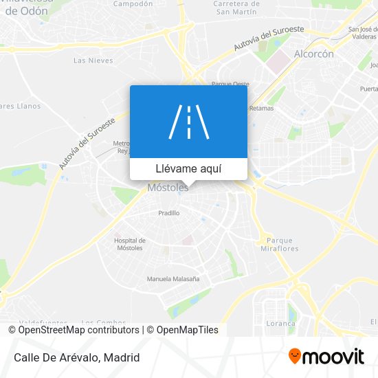 Mapa Calle De Arévalo