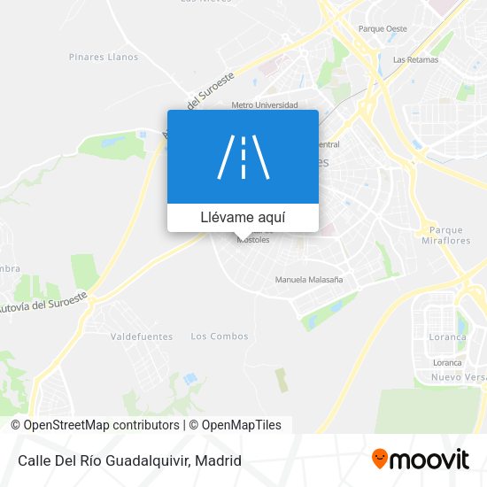 Mapa Calle Del Río Guadalquivir
