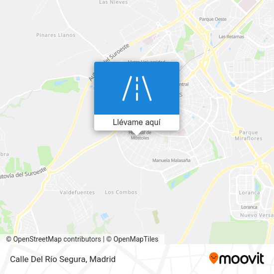 Mapa Calle Del Río Segura
