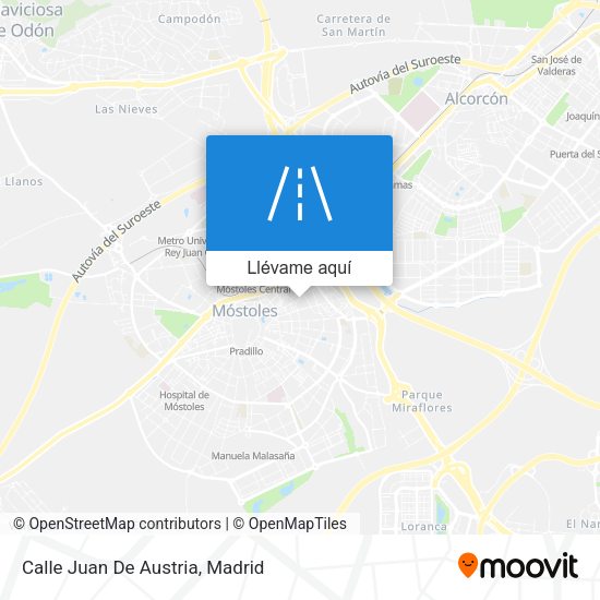 Mapa Calle Juan De Austria