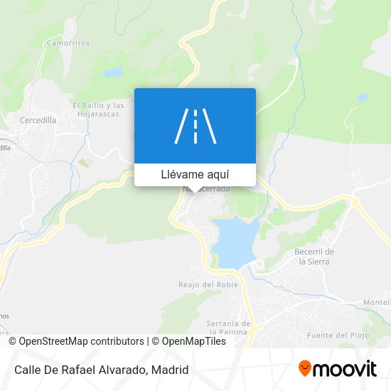 Mapa Calle De Rafael Alvarado