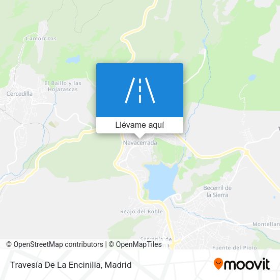 Mapa Travesía De La Encinilla