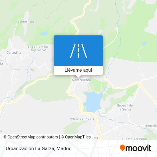 Mapa Urbanización La Garza