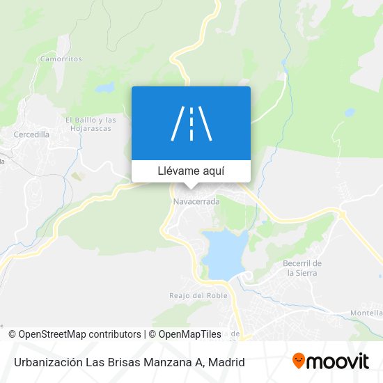 Mapa Urbanización Las Brisas Manzana A