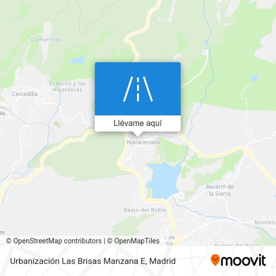 Mapa Urbanización Las Brisas Manzana E