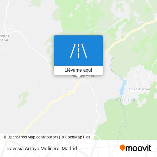 Mapa Travesía Arroyo Molinero