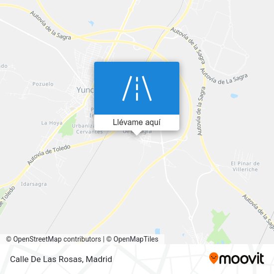 Mapa Calle De Las Rosas