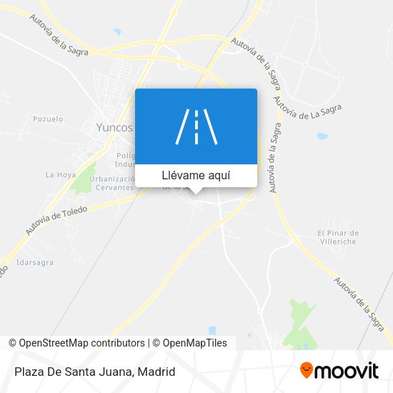 Mapa Plaza De Santa Juana