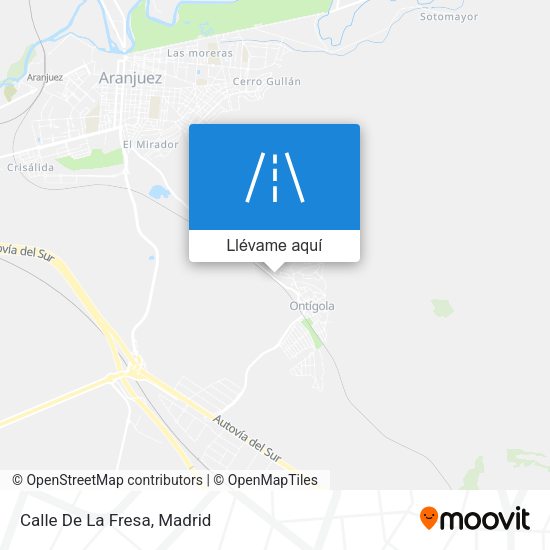 Mapa Calle De La Fresa