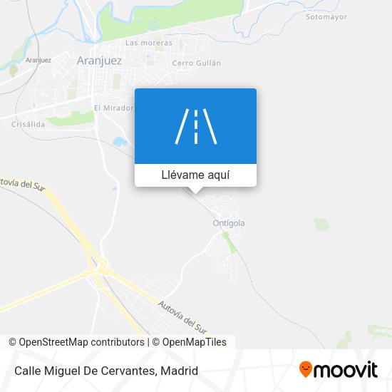 Mapa Calle Miguel De Cervantes