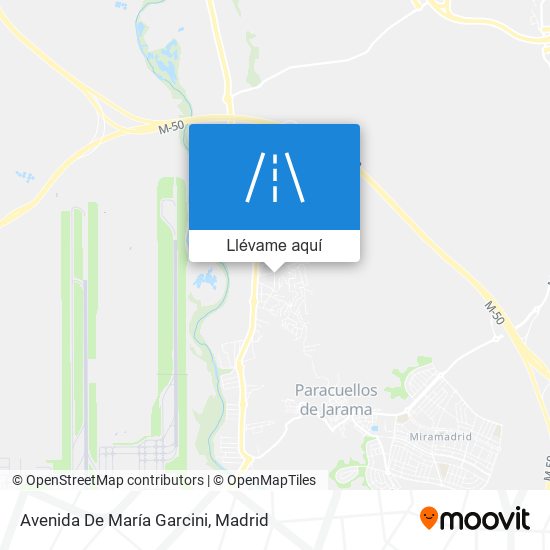 Mapa Avenida De María Garcini