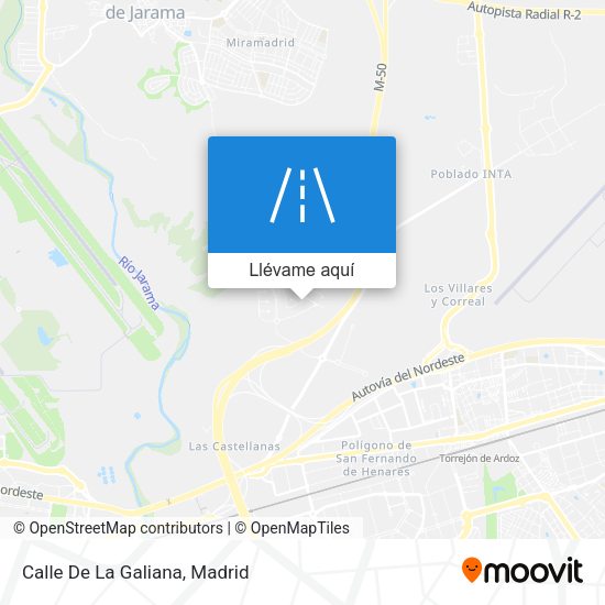 Mapa Calle De La Galiana