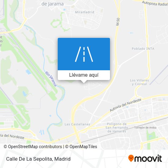 Mapa Calle De La Sepolita