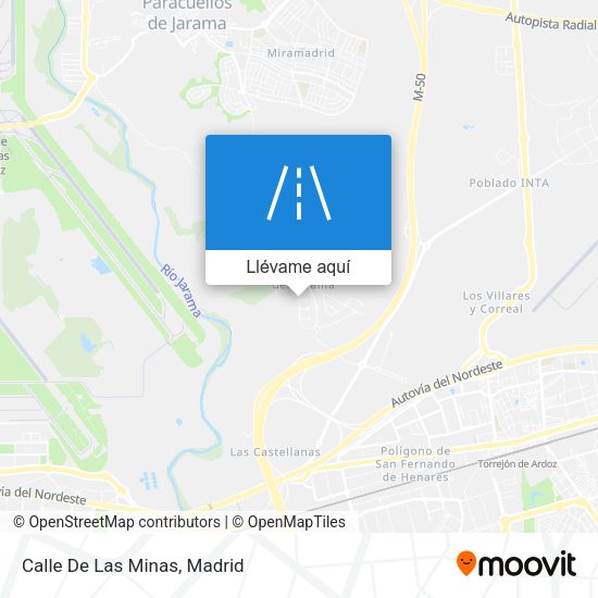 Mapa Calle De Las Minas
