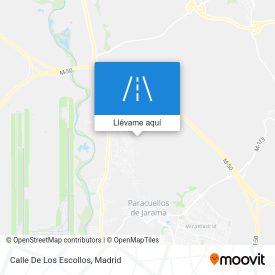 Mapa Calle De Los Escollos