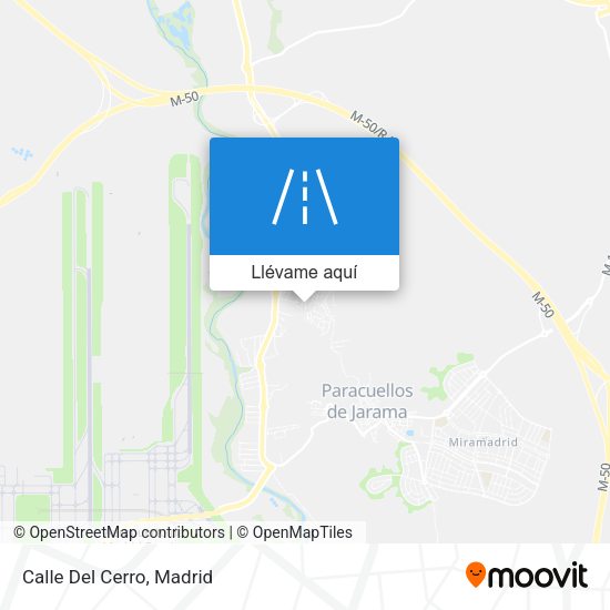 Mapa Calle Del Cerro