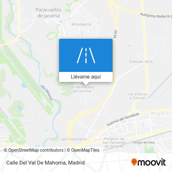 Mapa Calle Del Val De Mahoma