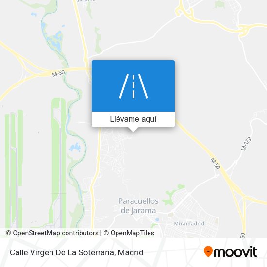 Mapa Calle Virgen De La Soterraña