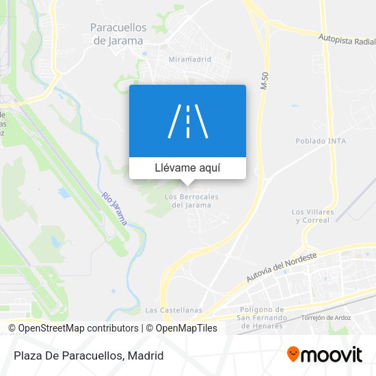 Mapa Plaza De Paracuellos