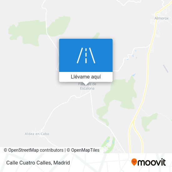 Mapa Calle Cuatro Calles