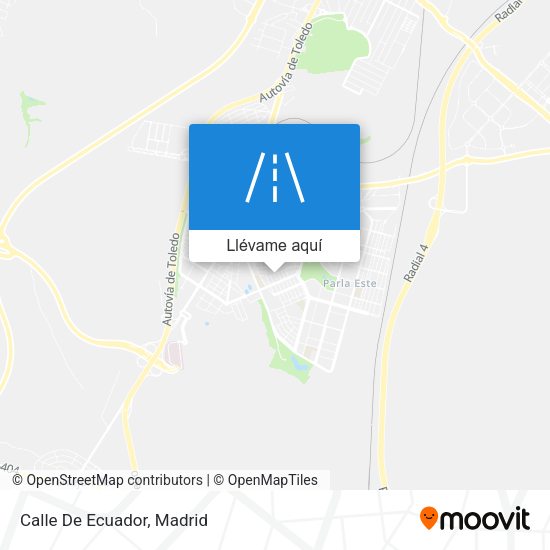 Mapa Calle De Ecuador