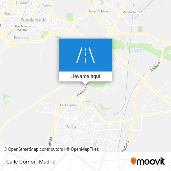 Mapa Calle Gorrión