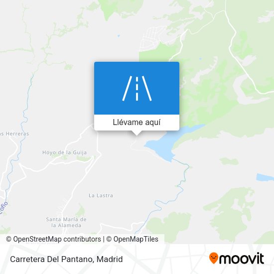 Mapa Carretera Del Pantano