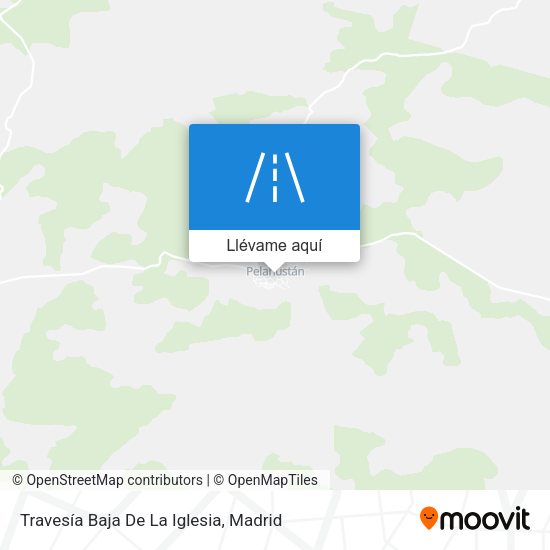 Mapa Travesía Baja De La Iglesia