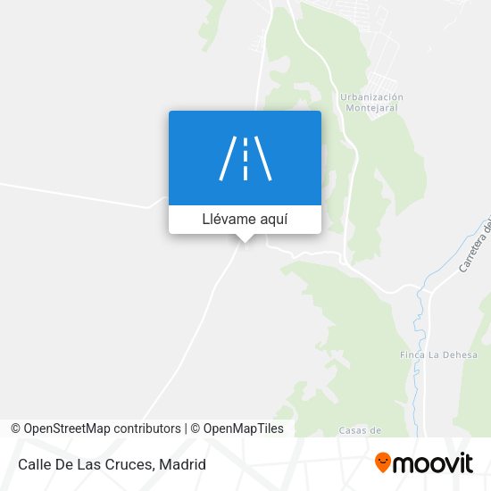 Mapa Calle De Las Cruces