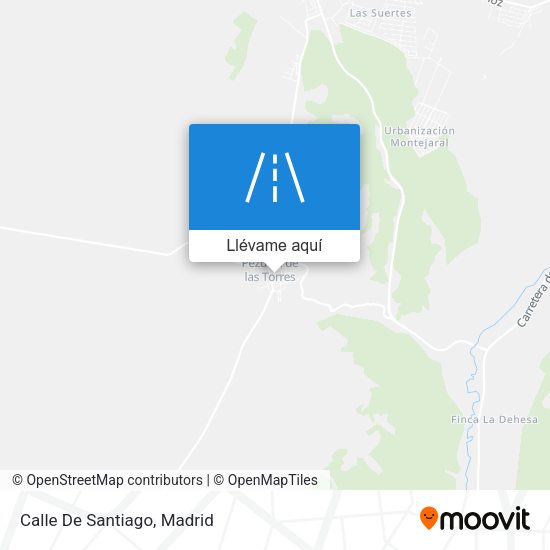 Mapa Calle De Santiago