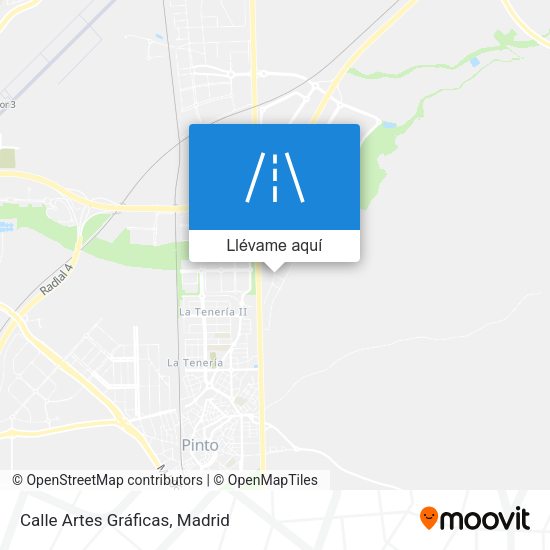Mapa Calle Artes Gráficas