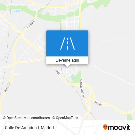 Mapa Calle De Amadeo I