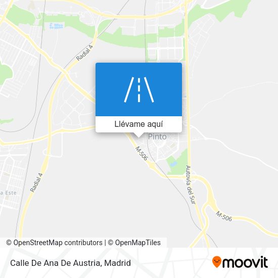 Mapa Calle De Ana De Austria