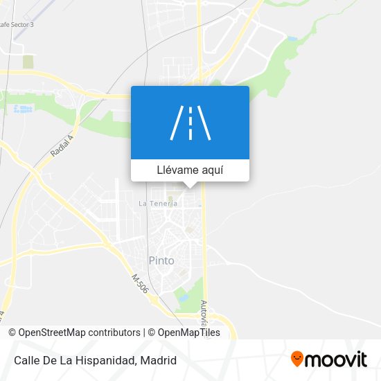 Mapa Calle De La Hispanidad
