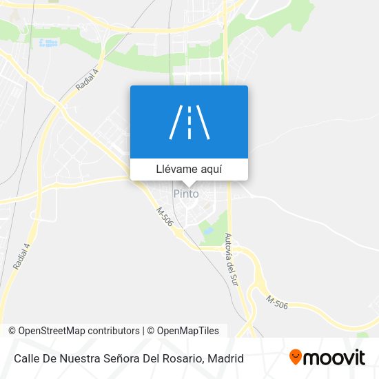 Mapa Calle De Nuestra Señora Del Rosario