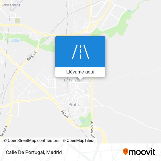 Mapa Calle De Portugal