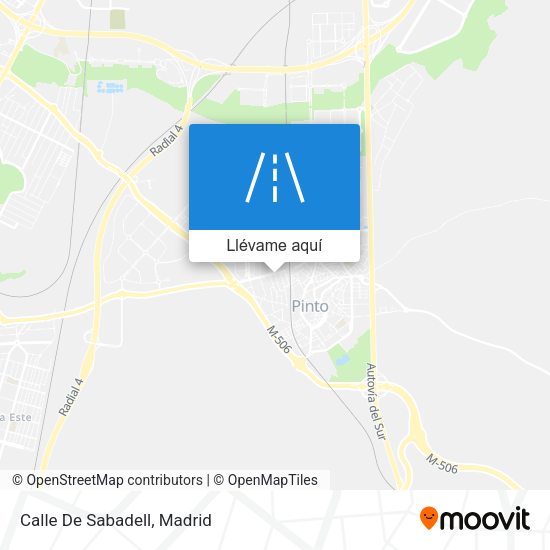 Mapa Calle De Sabadell