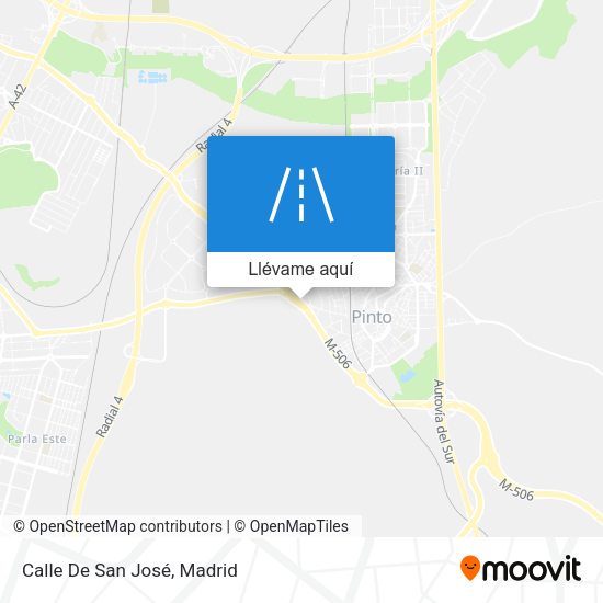 Mapa Calle De San José
