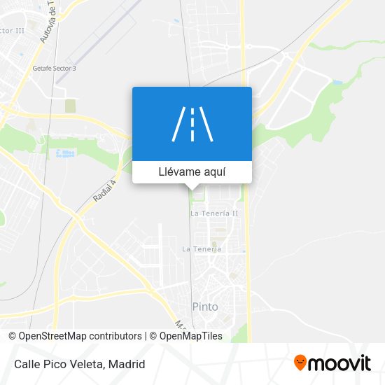 Mapa Calle Pico Veleta