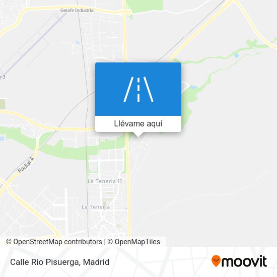 Mapa Calle Río Pisuerga