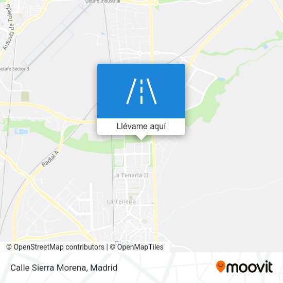 Mapa Calle Sierra Morena