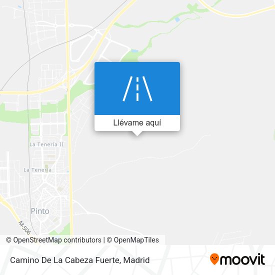 Mapa Camino De La Cabeza Fuerte