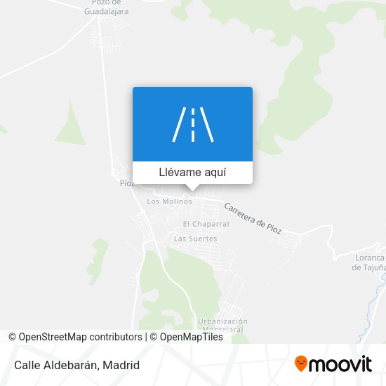 Mapa Calle Aldebarán