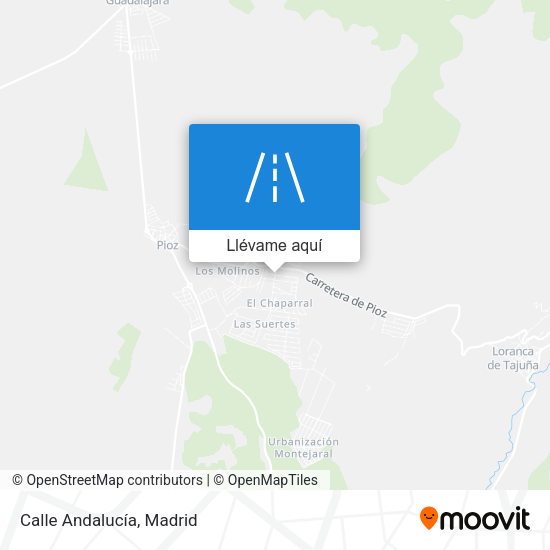 Mapa Calle Andalucía