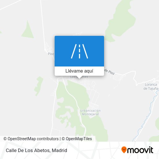 Mapa Calle De Los Abetos