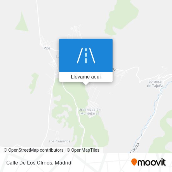 Mapa Calle De Los Olmos