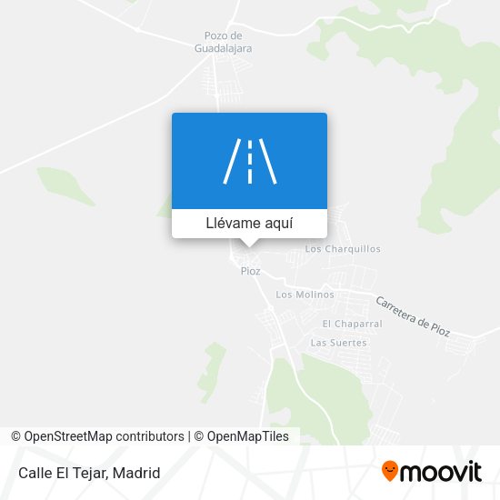 Mapa Calle El Tejar
