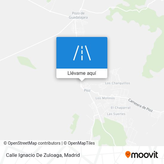 Mapa Calle Ignacio De Zuloaga